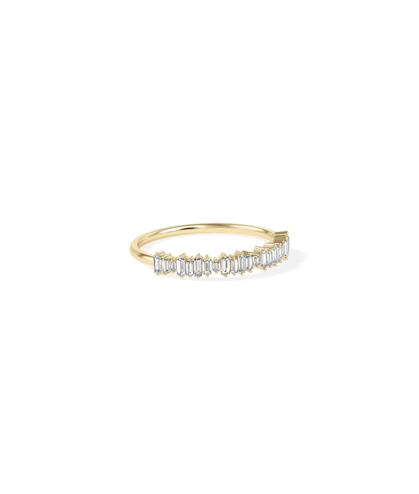 Diamond Baguette Line Band Ring media alternate view