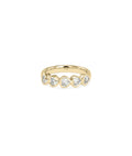 5-Stone Heart Diamond Band Ring