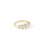 5-Stone Oval Graduating Band RIng media