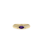 Marquise Fluted Band Ring media
