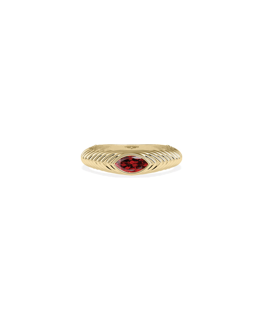Marquise Fluted Band Ring media