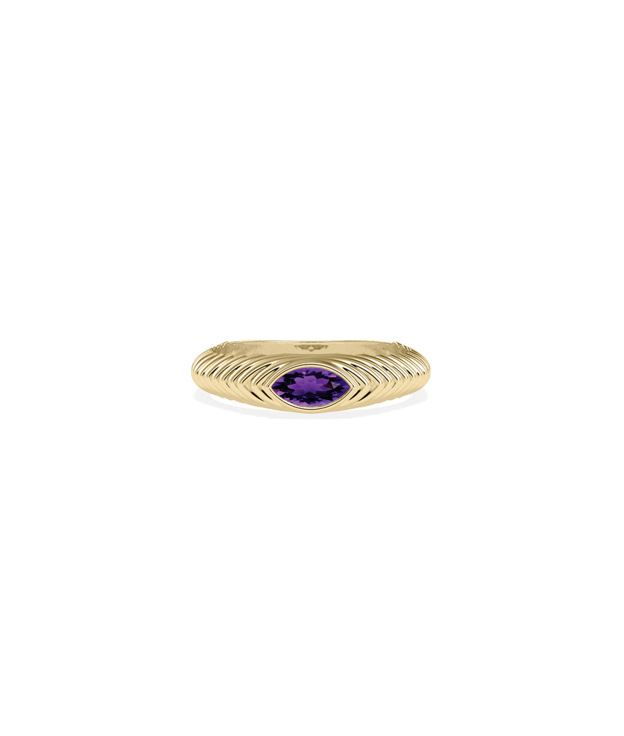 Marquise Fluted Band Ring media