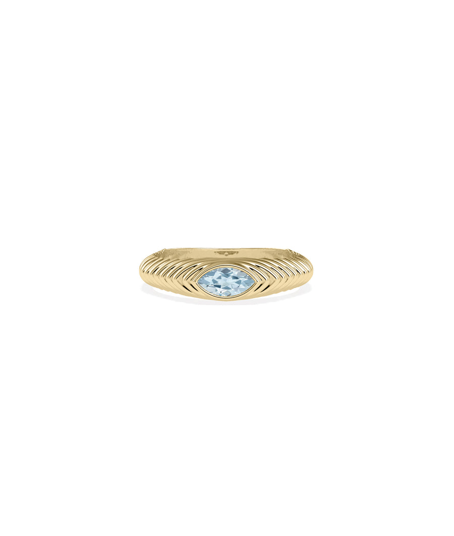Marquise Fluted Band Ring media