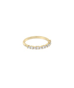 Round & Baguette Diamond Band Ring media