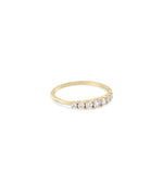Graduating Diamond Solid Band Ring media