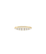 Graduating Diamond Solid Band Ring media