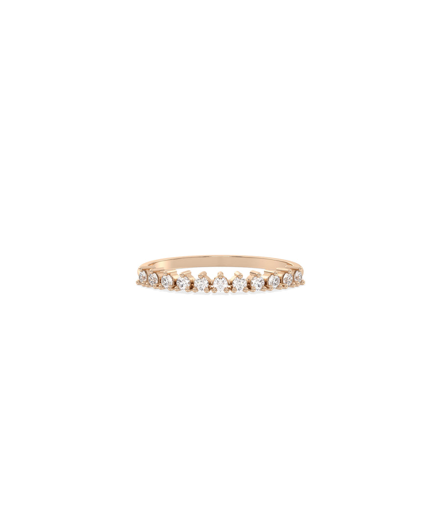 3-Prong Diamond Band Ring media