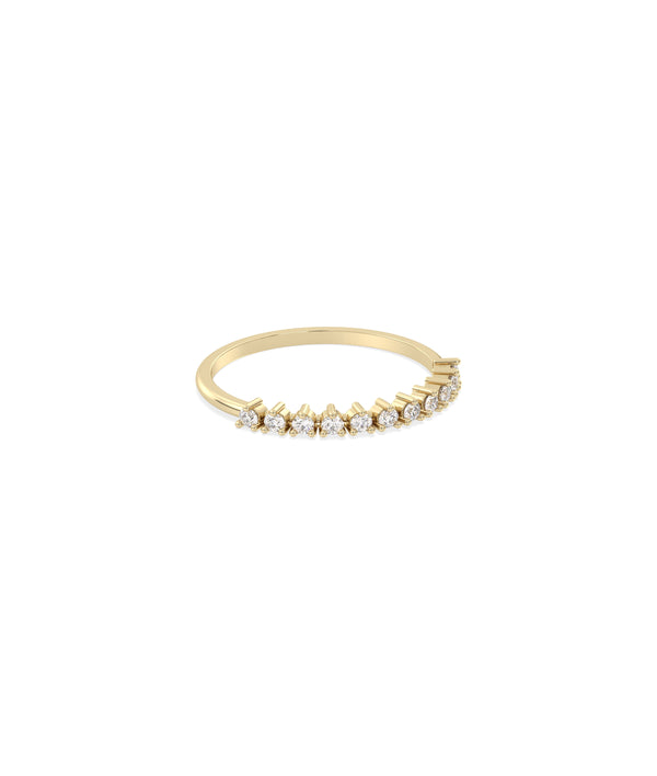3-Prong Diamond Band Ring media alternate view