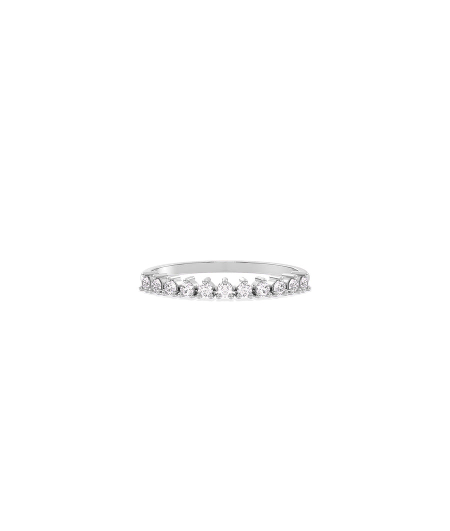 3-Prong Diamond Band Ring media
