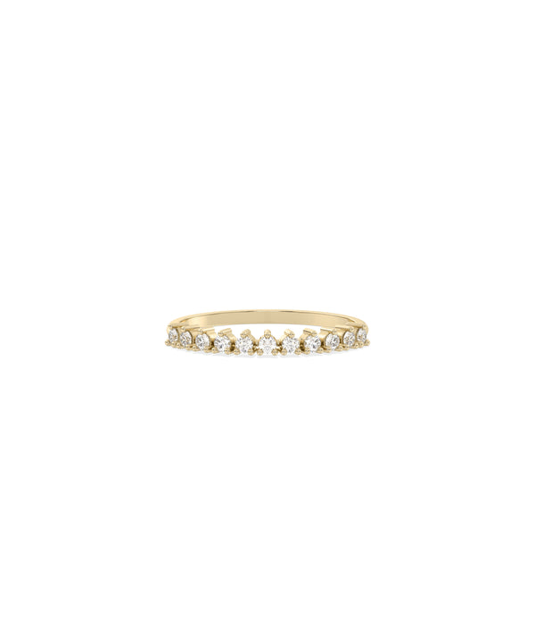 3-Prong Diamond Band Ring media