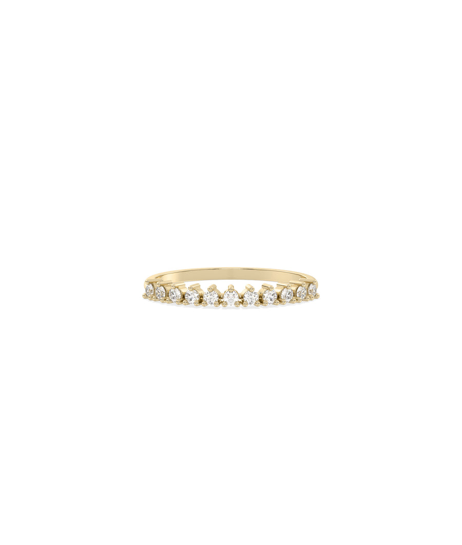 3-Prong Diamond Band Ring media