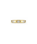 Bezel Emerald Cut Diamond Band
