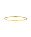 Bezel-Set Soltaire Diamond Bangle