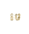 Bubble Diamond Hoop Earrings