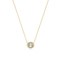 Diamond Bubble Solitaire Necklace