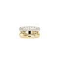 Double Row Diamond Band