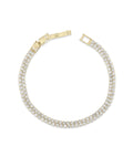 Double Row Diamond Tennis Bracelet