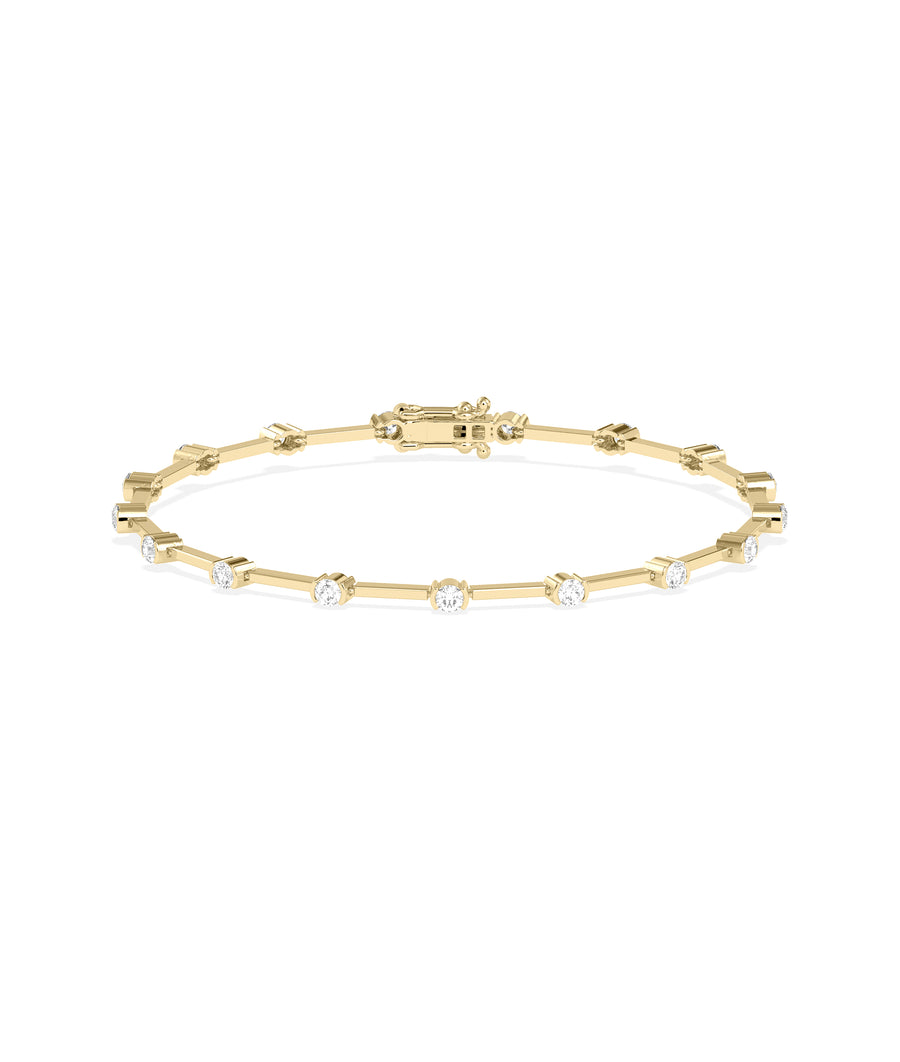 Eternity Diamond Station Bracelet media