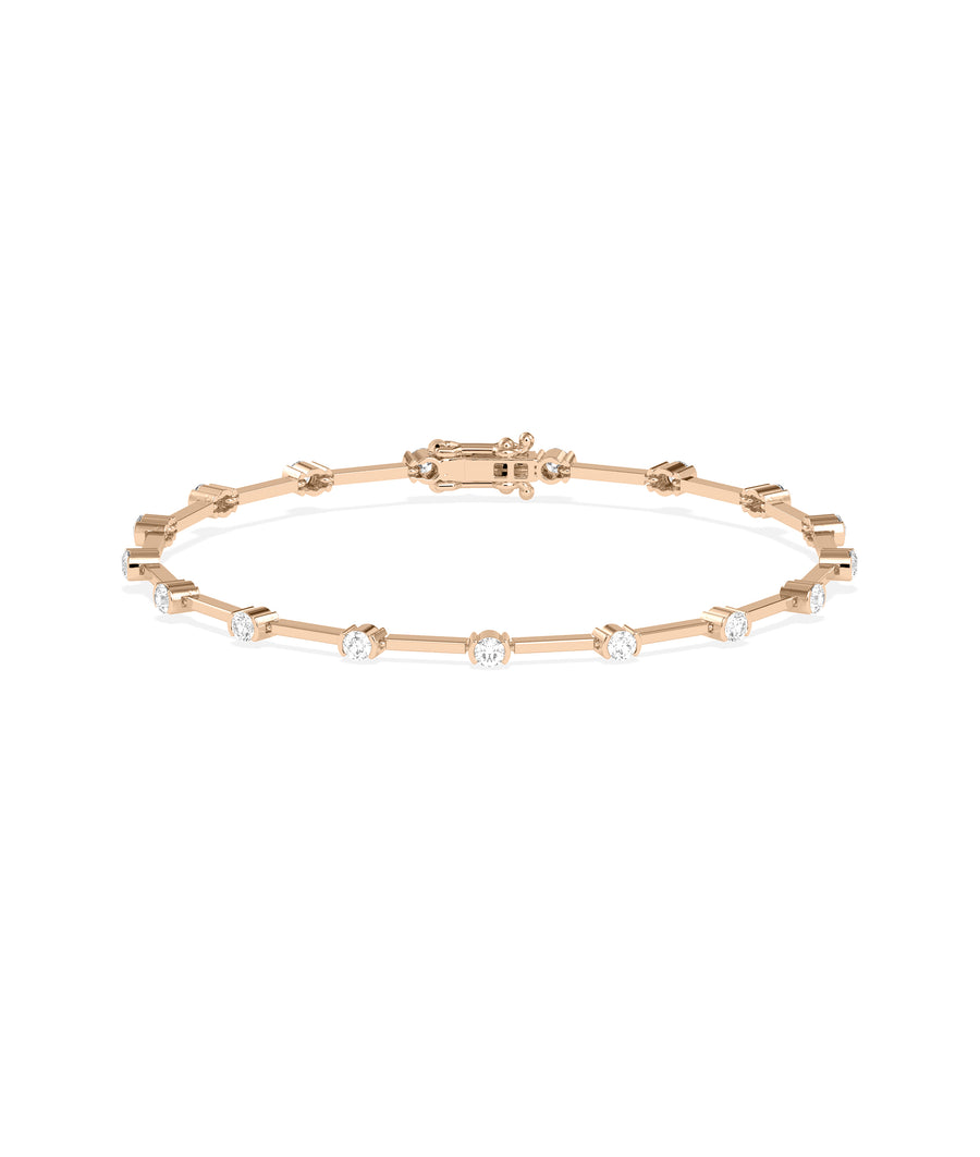 Eternity Diamond Station Bracelet media