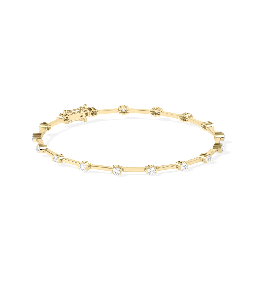 Eternity Diamond Station Bracelet media