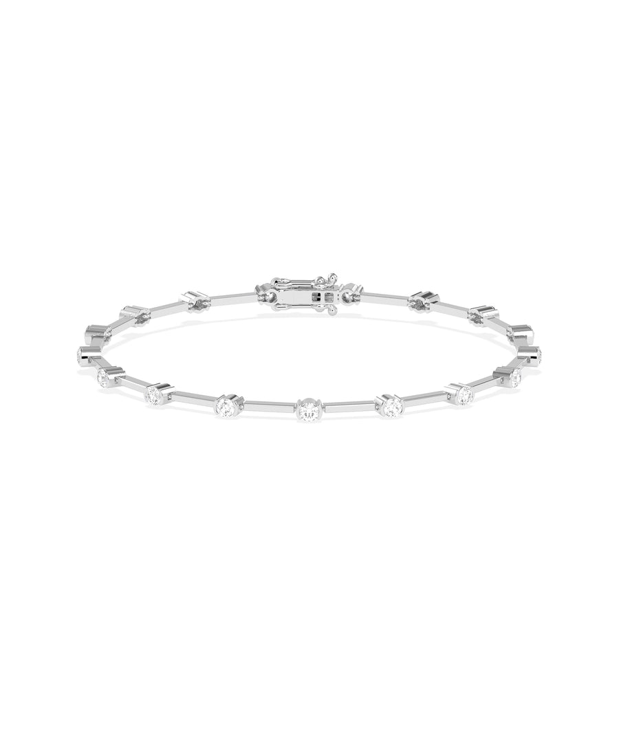 Eternity Diamond Station Bracelet media