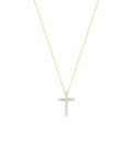 Diamond Cross Charm