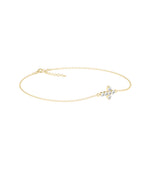 Diamond Cross Cable Bracelet media