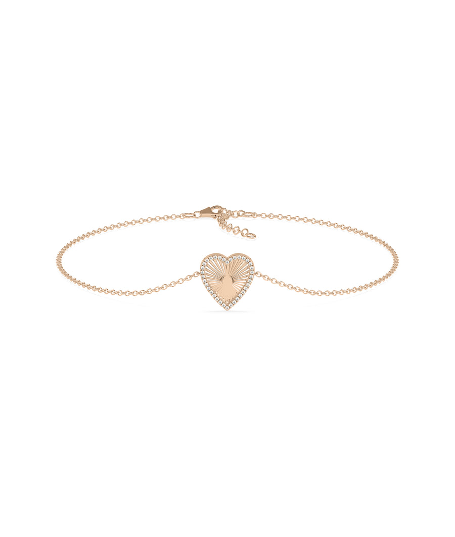 Heart Fluted Bracelet media