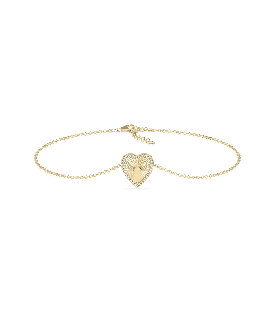 Heart Fluted Bracelet media