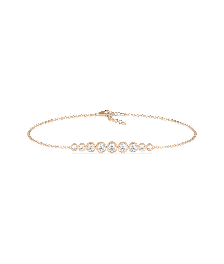 Diamond Graduating Bezel Bracelet media