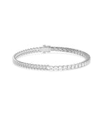 Half Tennis Half Curb Link Bracelet media