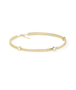 Curb Link Diamond Station Bracelet media