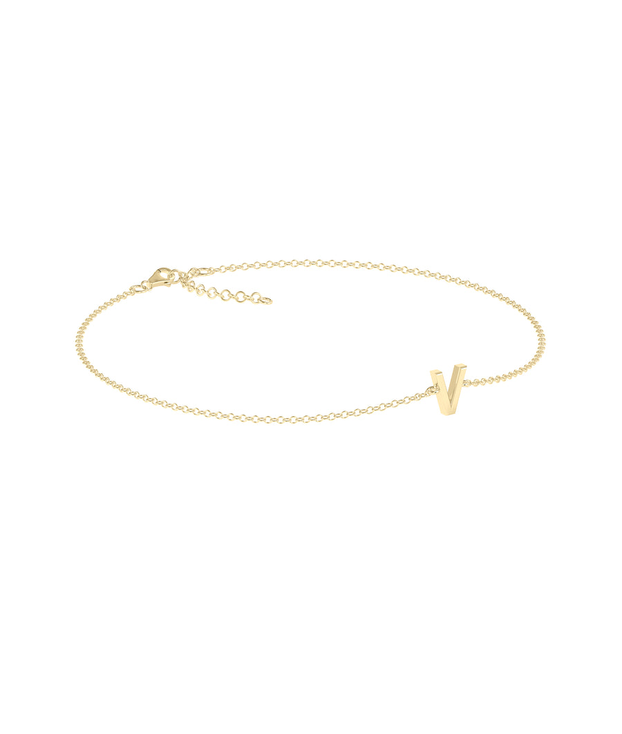 Initial Gold Bracelet media