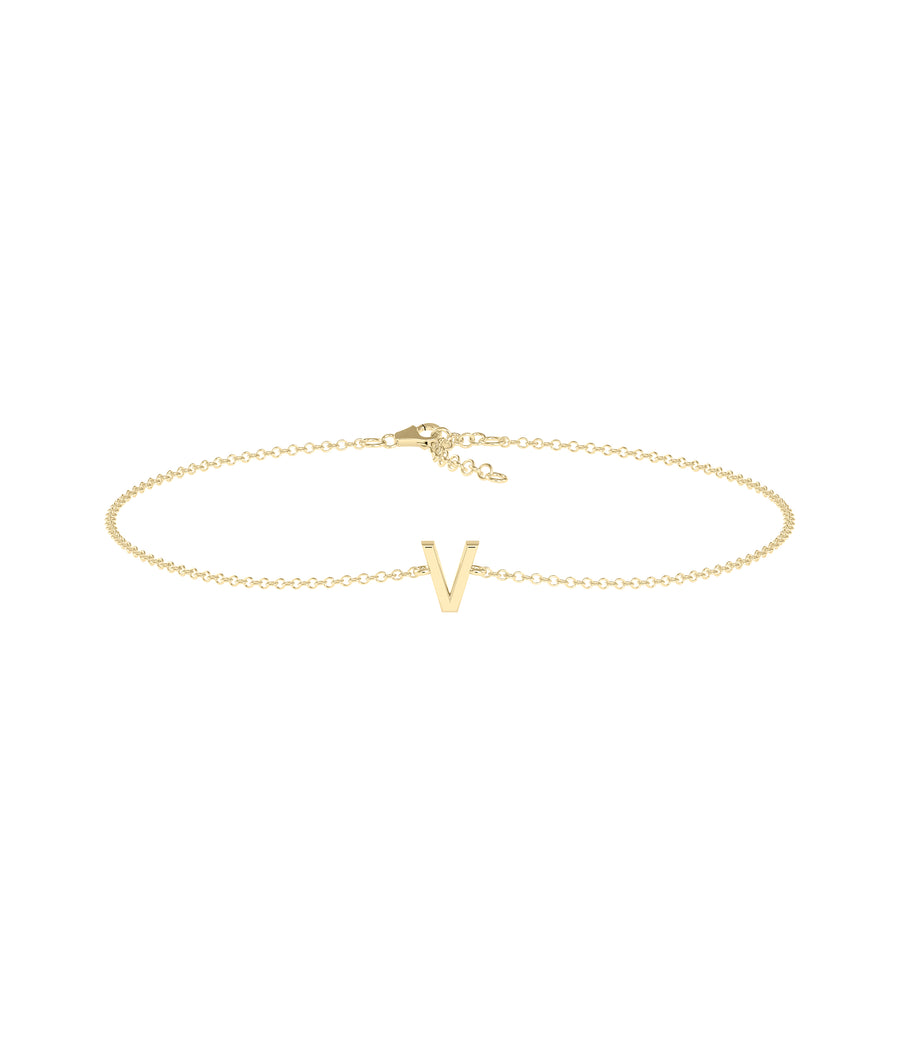Initial Gold Bracelet media