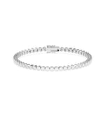 Bezel Diamond Tennis Bracelet media