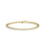 Bezel Set Diamond Tennis Bracelet media