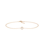 Diamond Bezel Solitaire Bracelet media