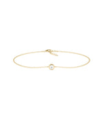 Diamond Bezel Solitaire Bracelet media