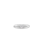 Dome Pear Shape Diamond Solitaire Band Ring media