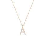 Diamond Pave Initial Charm media