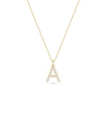 Diamond Pave Initial Charm