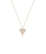 Pave Diamond Heart Charm media