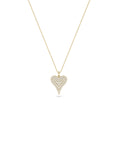 Pave Diamond Heart Charm