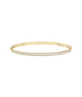 Three-Row Pave Diamond Bangle