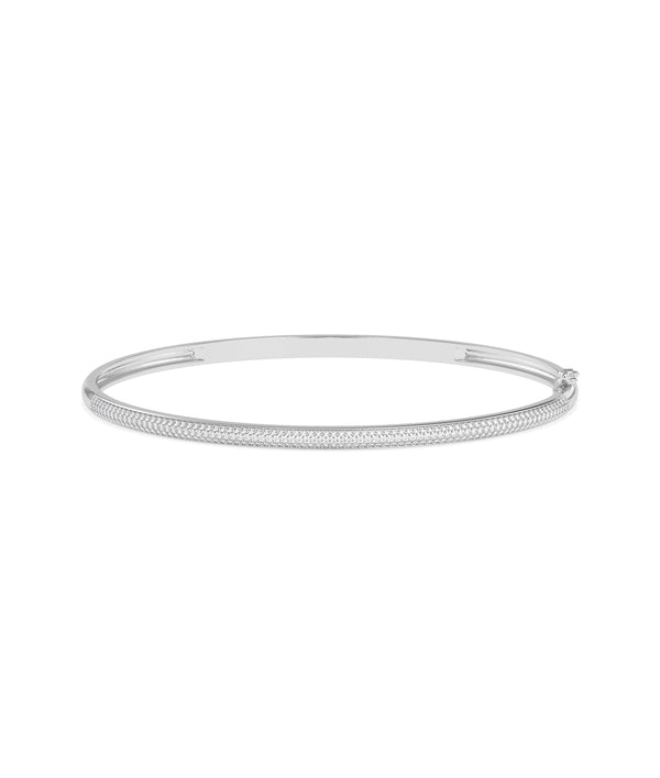 Three-Row Pave Diamond Bangle media alternate view