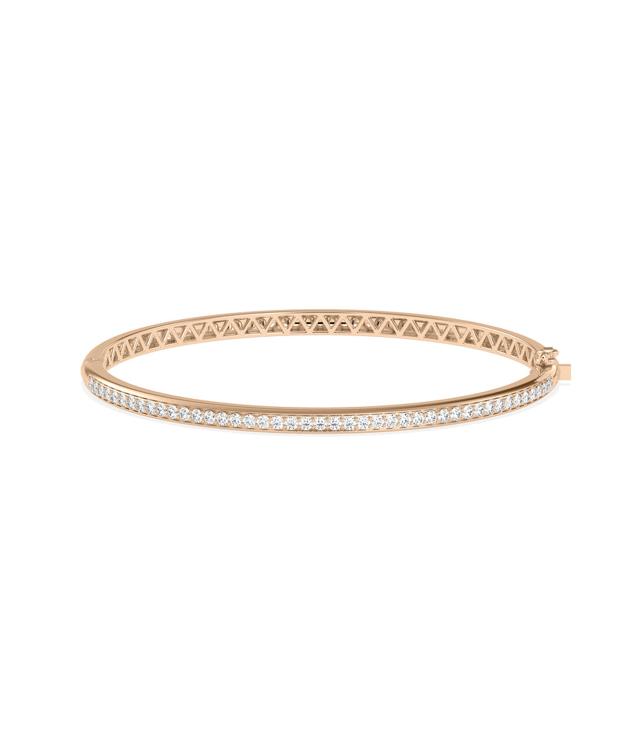 Diamond Straight Line Bangle media