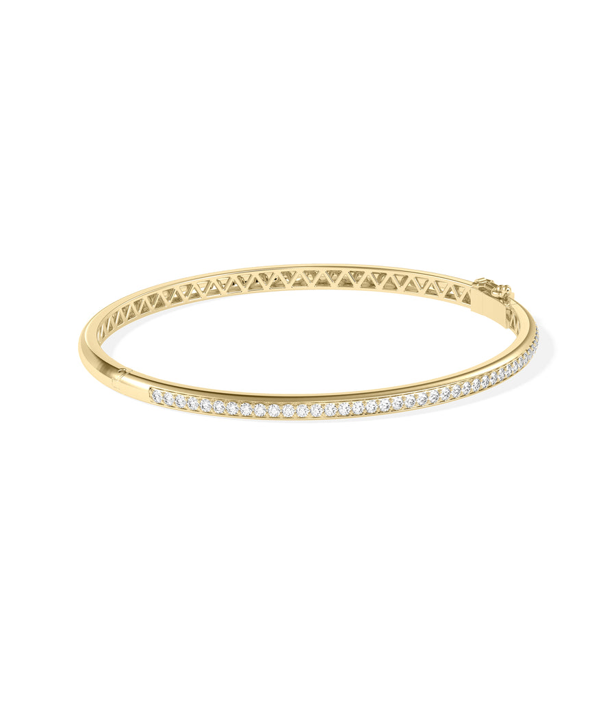 Diamond Straight Line Bangle media