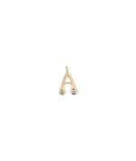 Bubble Initial Diamond Charm media