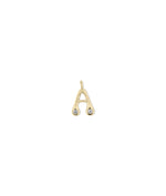 Bubble Initial Diamond Charm media