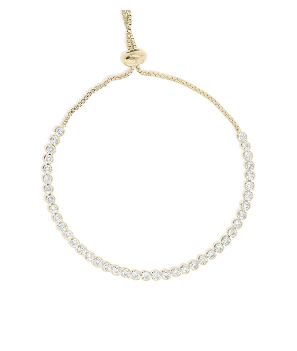 Diamond Tennis Bolo Bracelet media